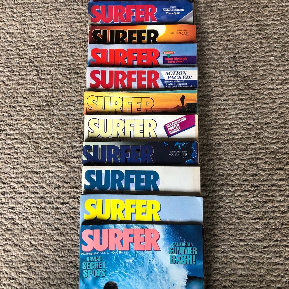 1986 Surfer magazine